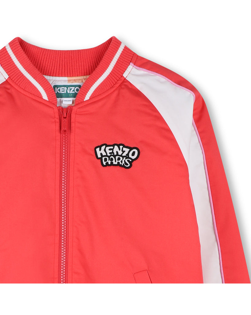 KENZO SS2026 JACKET IN COTTON SATIN with PANDA