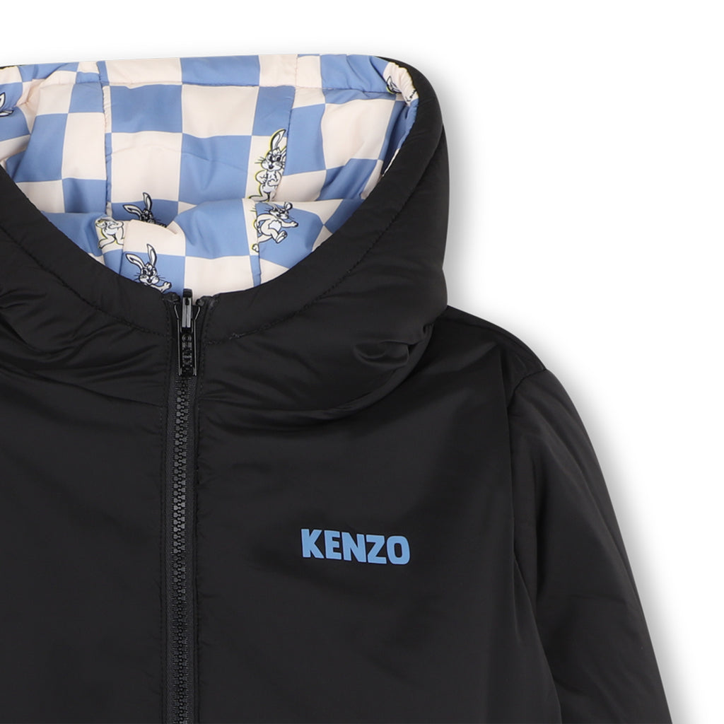 KENZO FW26 Reversible Hooded Puffer Jacket