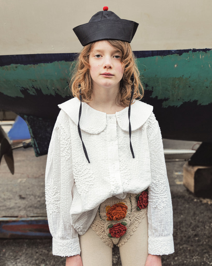 FISH & KIDS FALL 2026 FLOWERS ROMANTIC BLOUSE