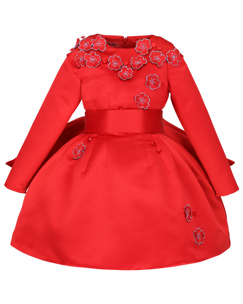 NIKOLIA "INSIDE OUT" LOVE Dress in Red