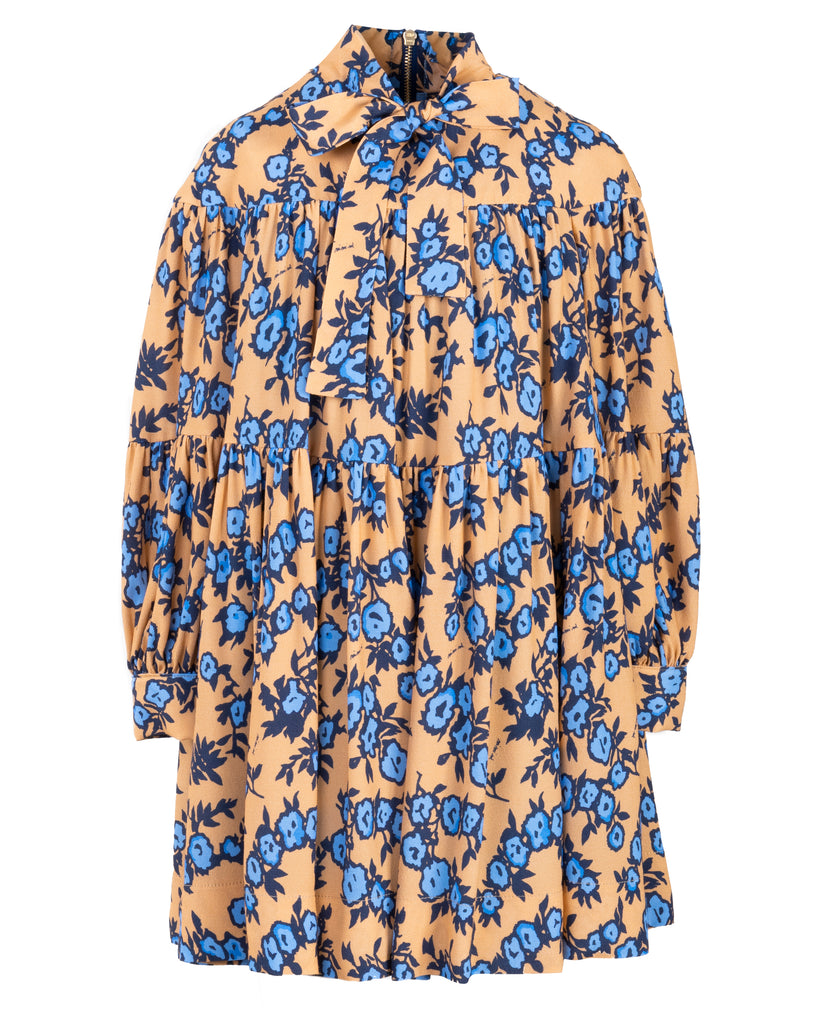 MIMISOL Fall Winter 2025 FLORAL-PRINT VISCOSE DRESS