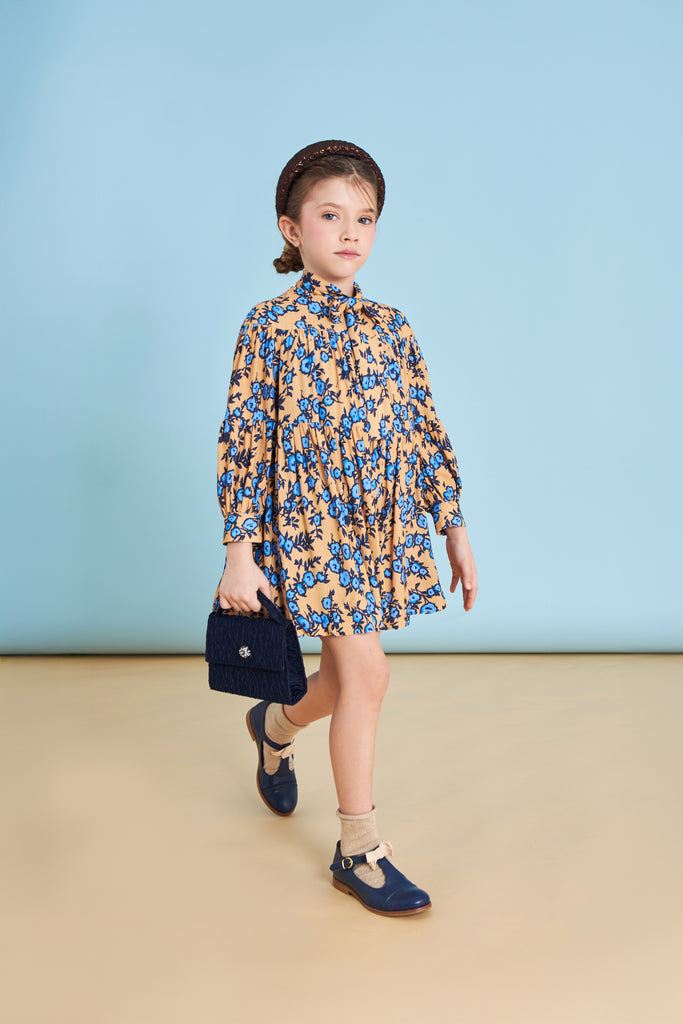 MIMISOL Fall Winter 2025 FLORAL-PRINT VISCOSE DRESS