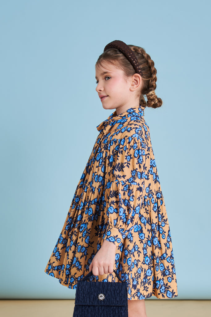 MIMISOL Fall Winter 2025 FLORAL-PRINT VISCOSE DRESS