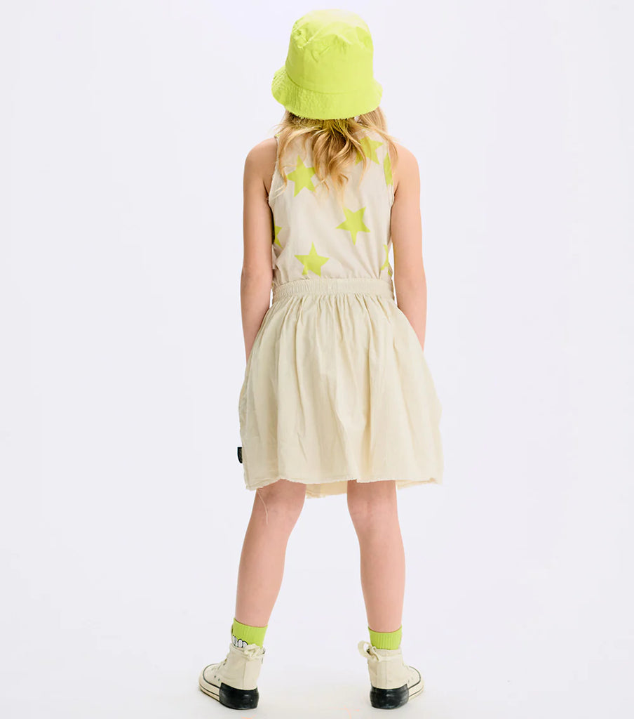 NUNUNU SS25 SPLAT WHATEVER SKIRT in Smokey Natural