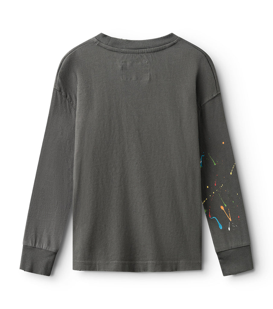 NUNUNU FW24 SPLASH OF COLOR LONG SLEEVE SHIRT