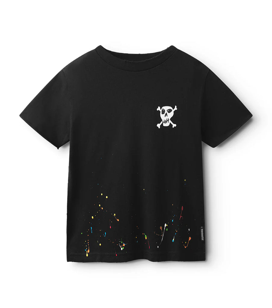 NUNUNU SS25 IT IS SHORT SLEEVE SWEATSHIRT T-SHIRT in Black