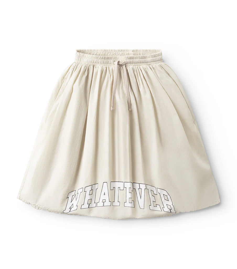 NUNUNU SS25 SPLAT WHATEVER SKIRT in Smokey Natural