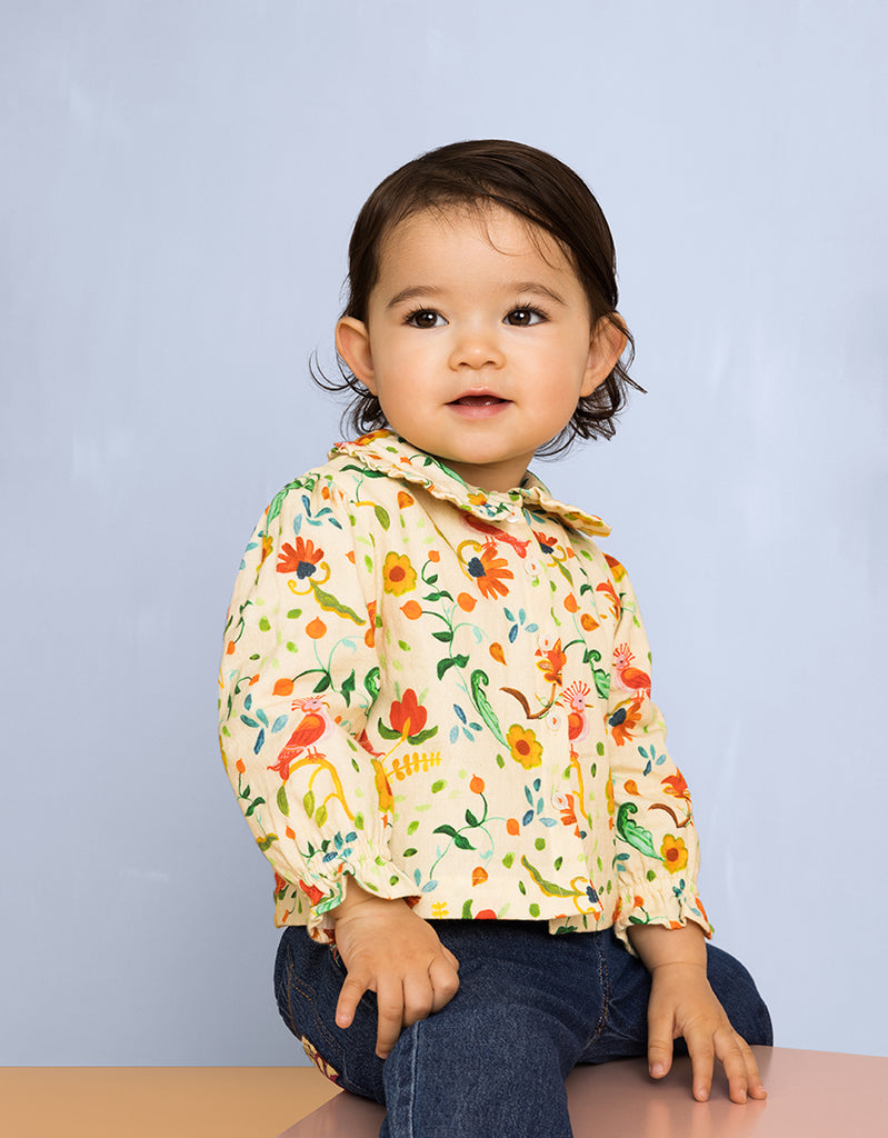 OILILY Autumn 2025 BRIDGET COLLARED LONG SLEEVE BLOUSE TOP