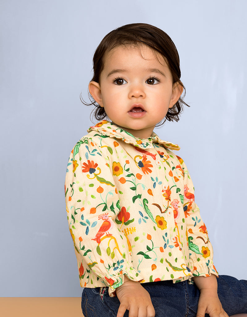 OILILY Autumn 2025 BRIDGET COLLARED LONG SLEEVE BLOUSE TOP