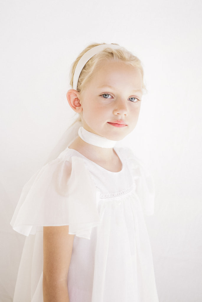 PAADE MODE "MIMI'S BACKYARD SOCIETY" Chiffon Dress Cheer in White