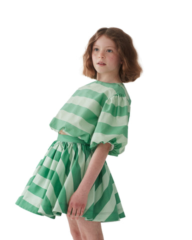 THE MIDDLE DAUGHTER SS24 NICE AS A PIE Dress in Porcelain and Sky
