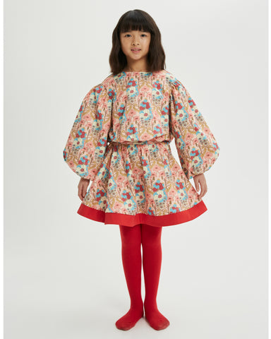 CAROLINE BOSMANS AW24 Tiered Skirt in Pale Pink