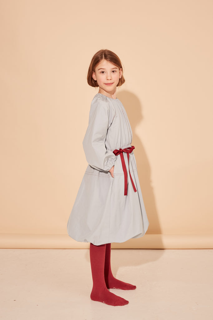 THE MIDDLE DAUGHTER FW25 PROSPERITY DRESS BLUE MOON