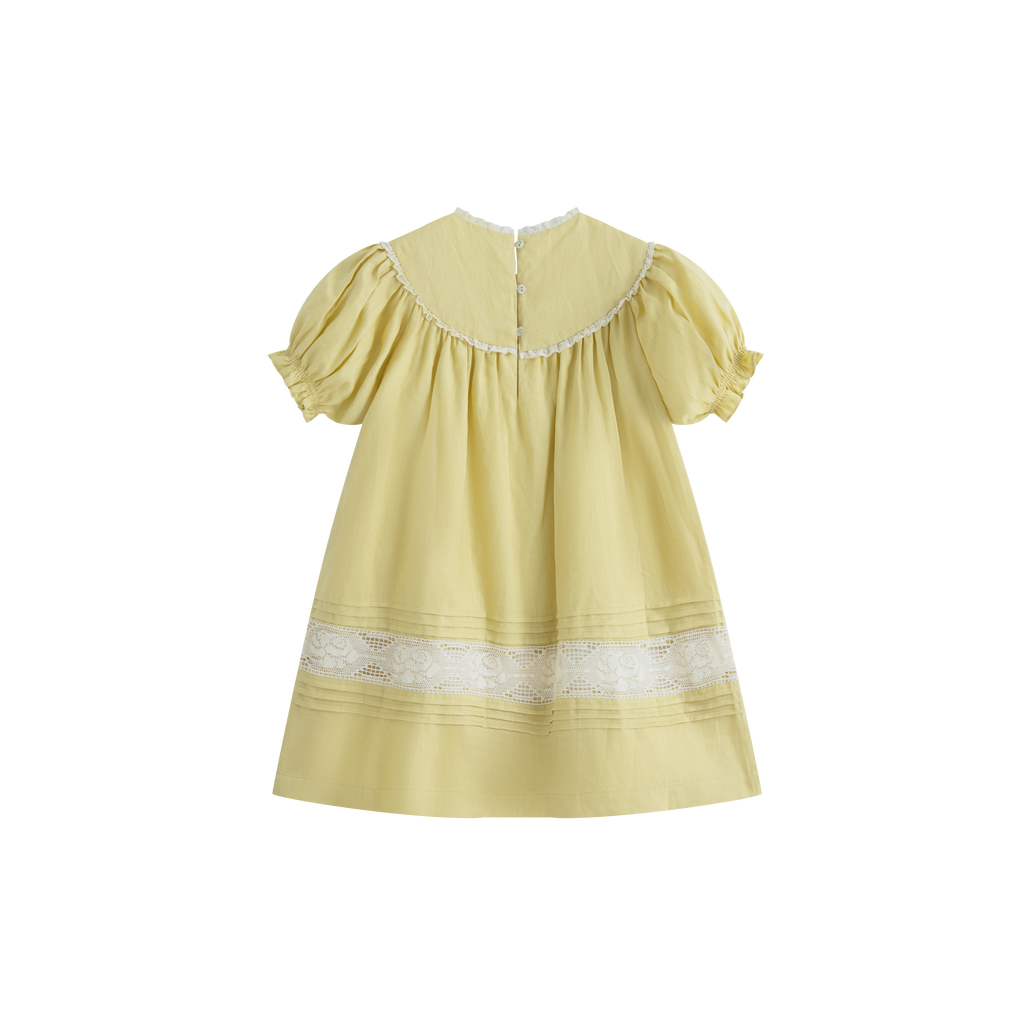 C'ERA UNA VOLTA SPRING 2026 Kaya Dress Yellow