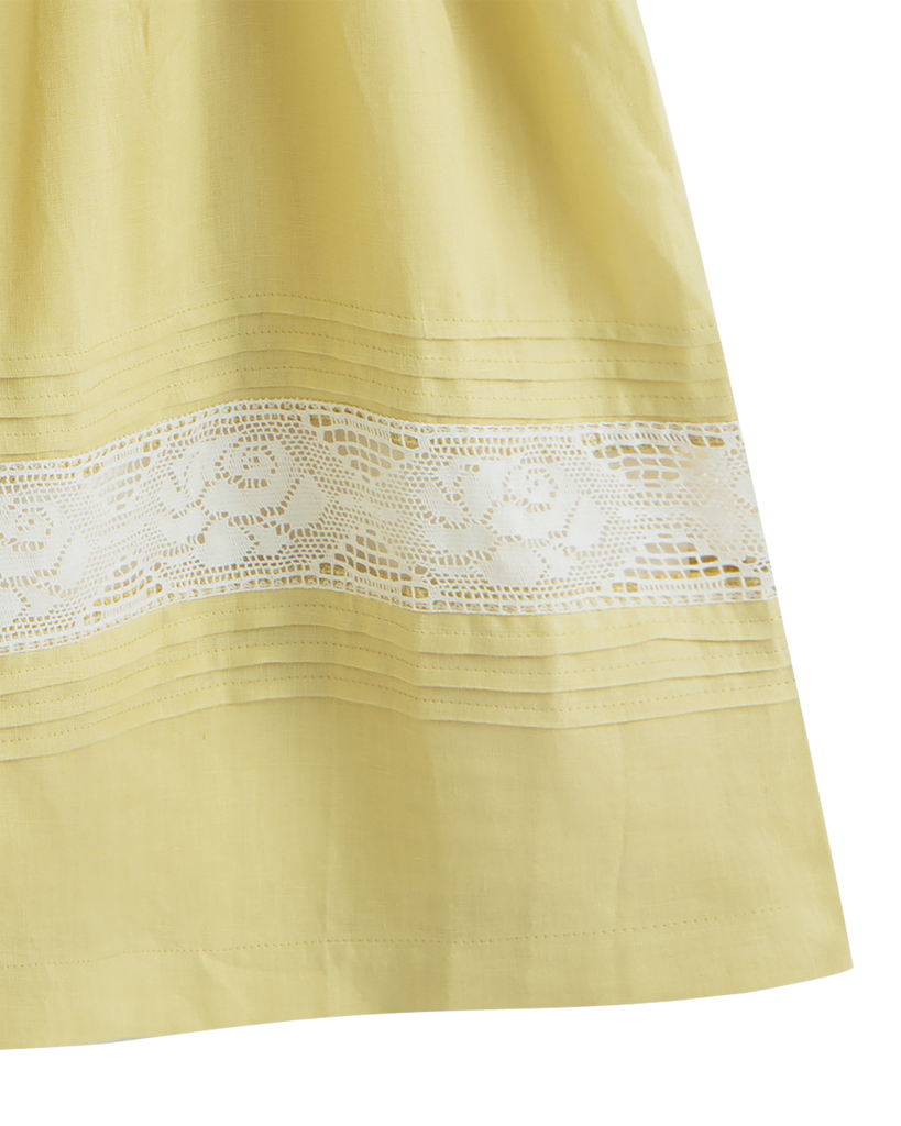 C'ERA UNA VOLTA SPRING 2026 Kaya Dress Yellow