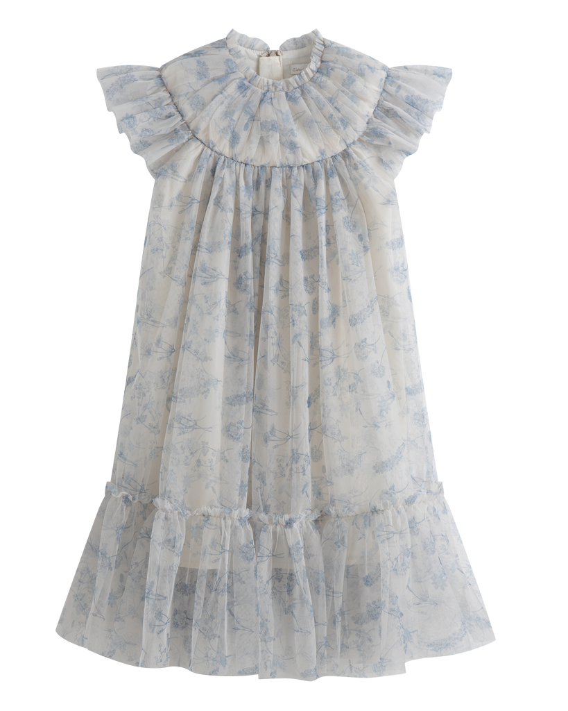 C'ERA UNA VOLTA SPRING 2026 Marisol Dress Blue Flower