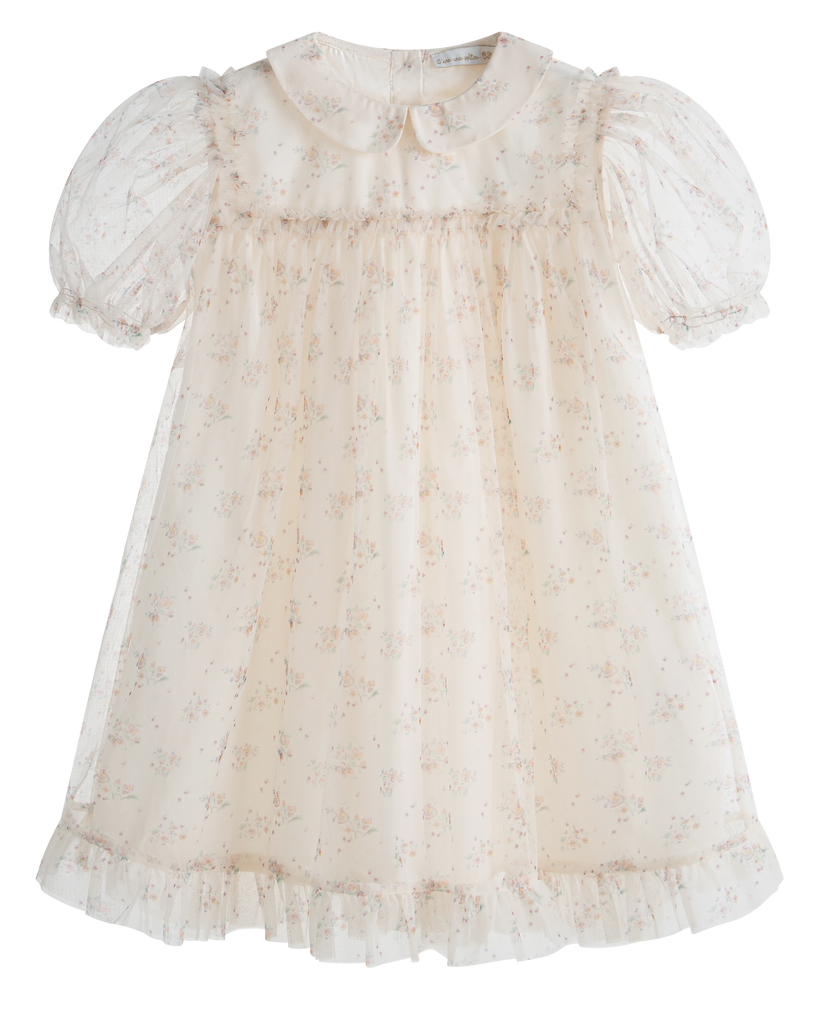 C'ERA UNA VOLTA SPRING 2026 Deborah Dress Cream Flower