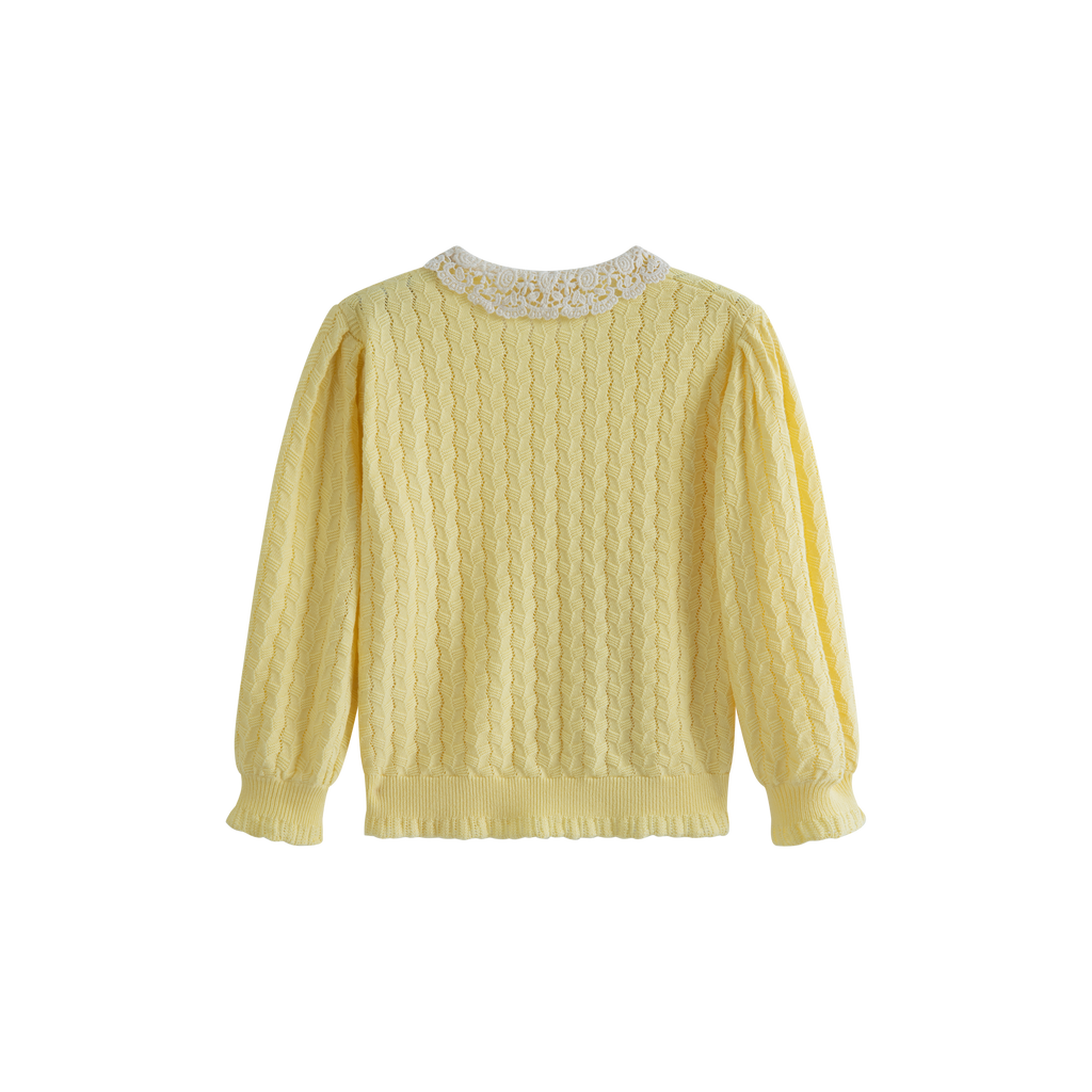 C'ERA UNA VOLTA SPRING 2026 Adelia Cardigan Yellow