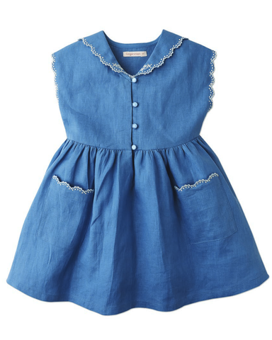GINGERSNAPS SS24 Girls Smocked Baby Doll Dress with Removable Camisole