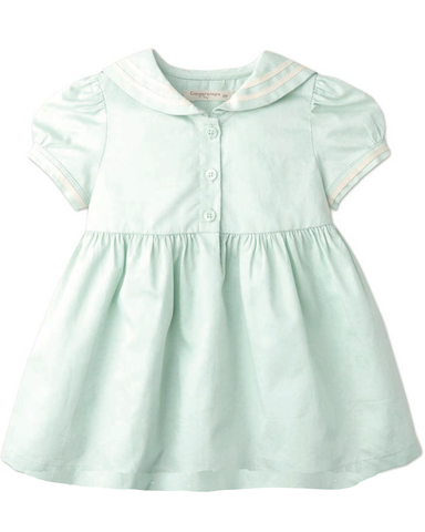 GINGERSNAPS SS24 Mini Growing Together Smocked Daisy Top With Ruffles Edge