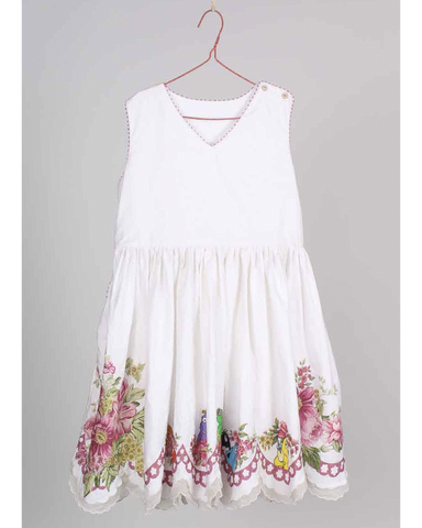 WEEKEND HOUSE KIDS "Small Is Beautiful" Green Check Skirt