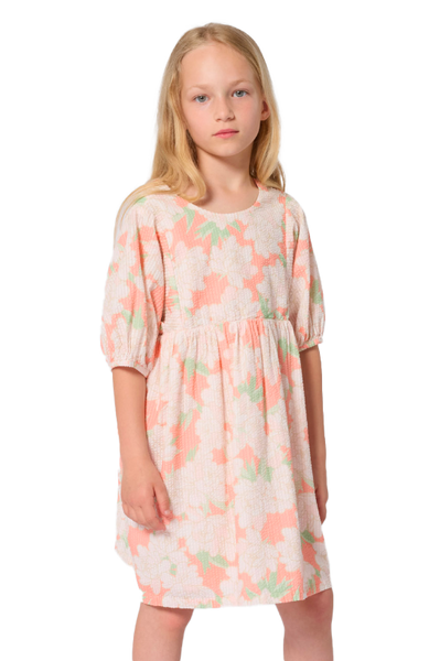 KENZO SS2026 BALLOON SLEEVES FLORAL DRESS
