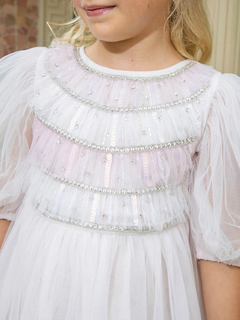 TUTU DU MONDE SS26 OPALINE TULLE DRESS
