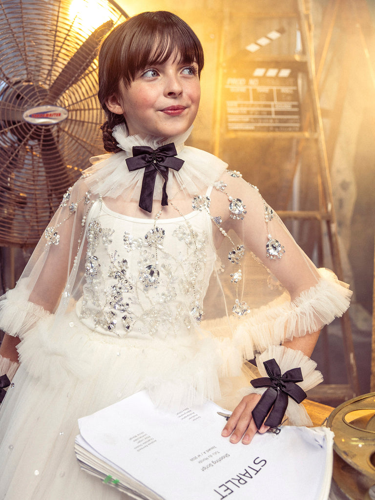 TUTU DU MONDE FALL 2026 BOW DE STAR CUFFS in Milk