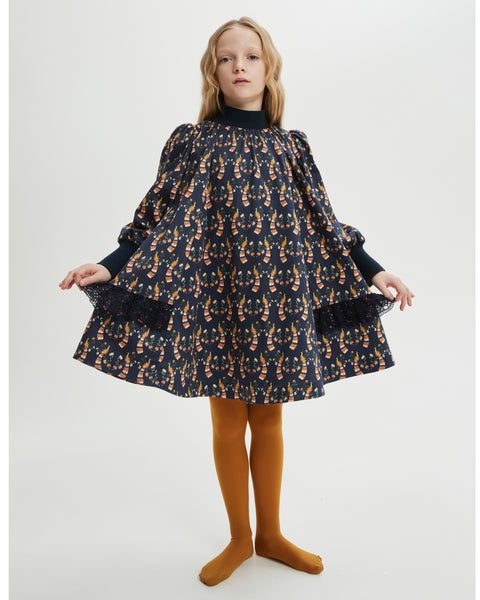 ワンピース The Middle Daughter Owl Printed Dress The Middle Daughter Owl Printed Dress