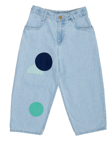 STELLA MCCARTNEY KIDS Scalloped Layer All-In-One Jumpsuit in Crepe