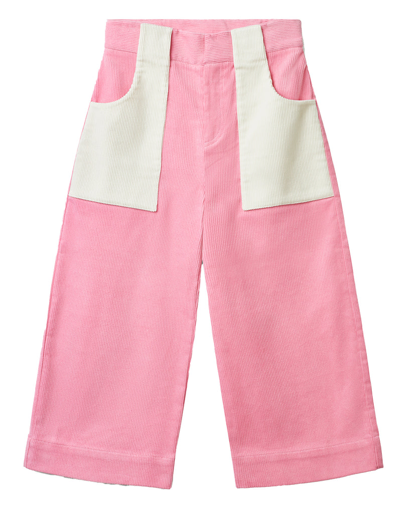 WYNKEN FW25 MICRO CORDUROY PONY PANTS in PINK