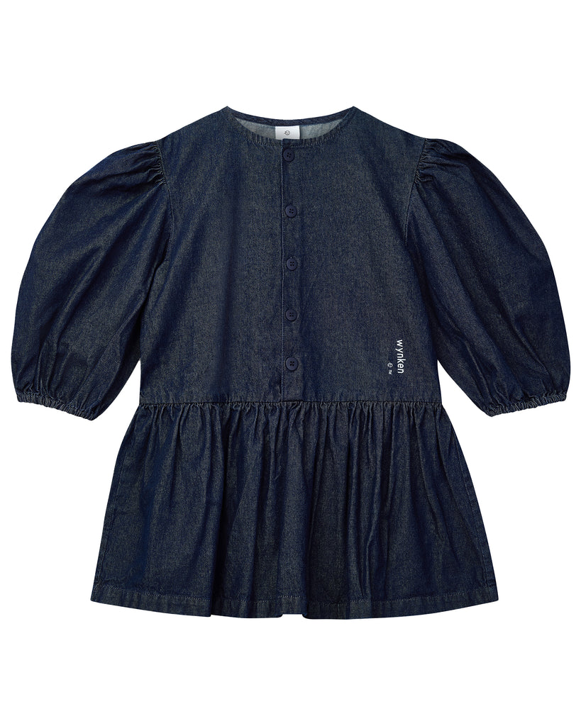 WYNKEN FW25 BRAVO DENIM DRESS in RINSE WASH