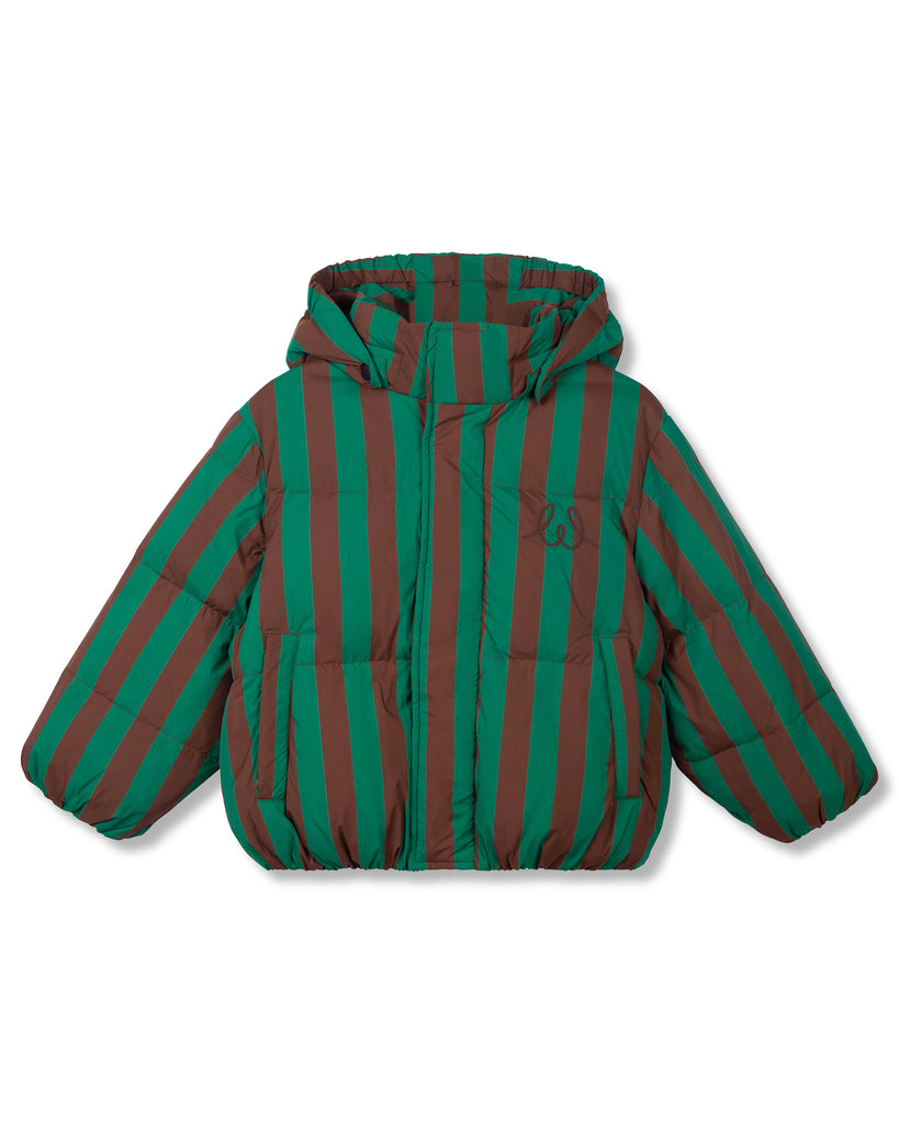 WYNKEN FALL 2026 "PAINTERS AND POETS" BURLETTA PUFFER DOWN JACKET COAT in GREEN