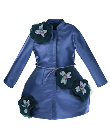 NIKOLIA "Bubble Journey" Chess Dress in Black and White