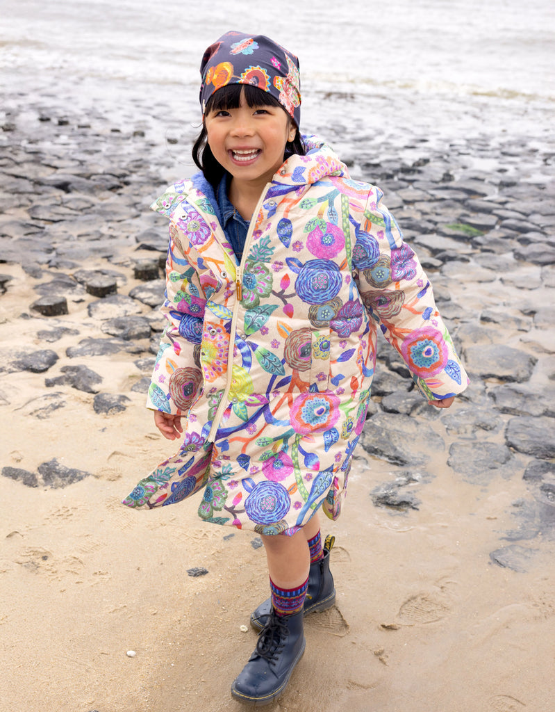 OILILY Autumn 2025 CROWN PRINTED PUFFER JACKET