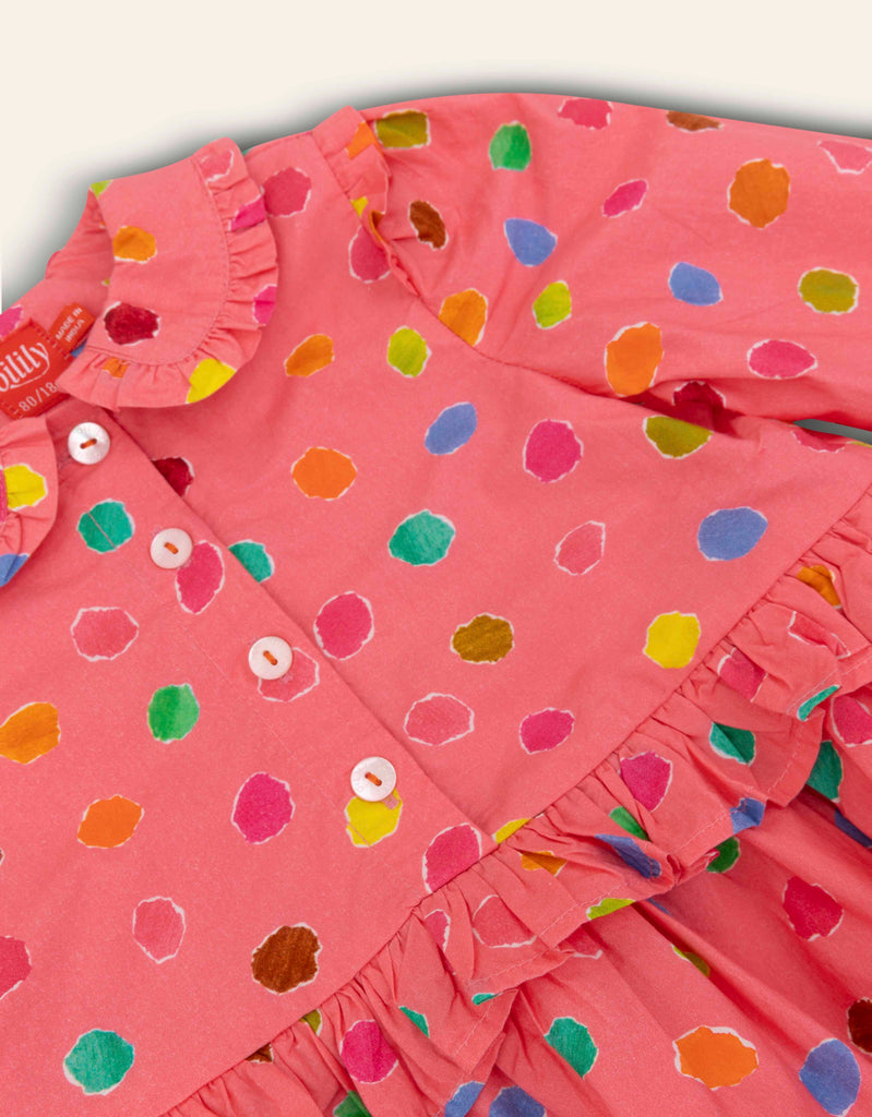OILILY Autumn 2025 DIRKJE LONG SLEEVE POLKA DOT DRESS