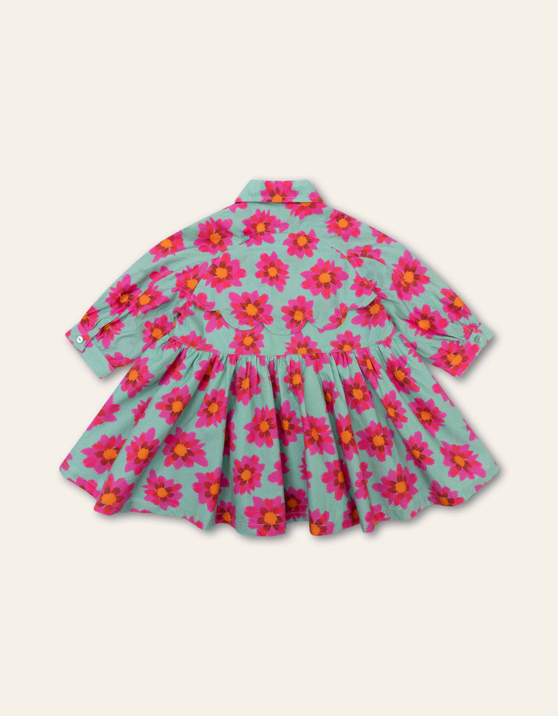 OILILY Autumn 2025 DJULIETTE LONG SLEEVE FLORAL DRESS