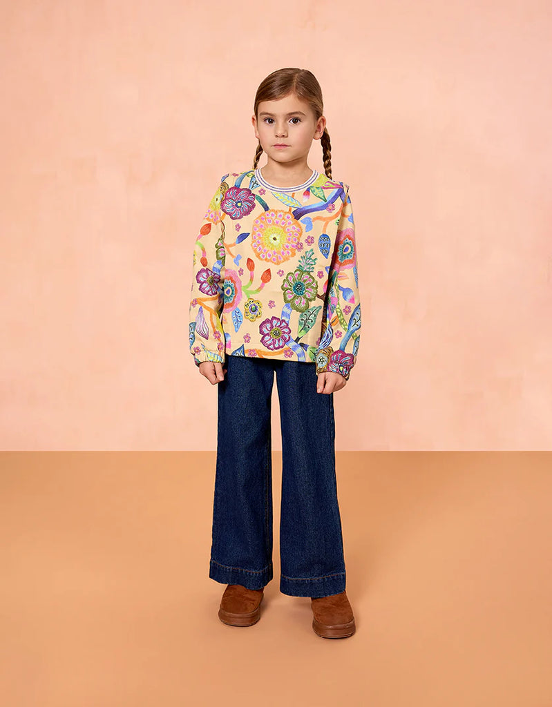 OILILY Autumn 2025 HAZEL FLORAL SWEATSHIRT TOP