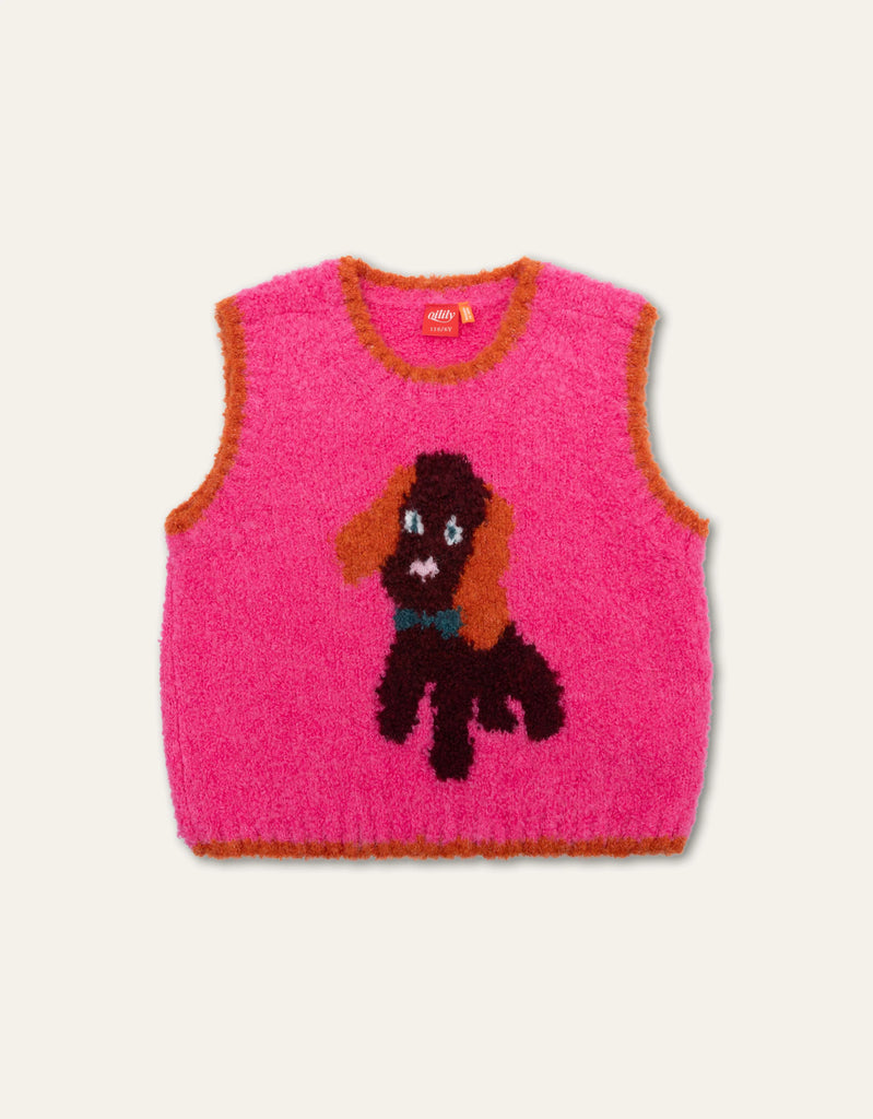 OILILY Autumn 2025 KRUL PUPPY KNIT SWEATER VEST