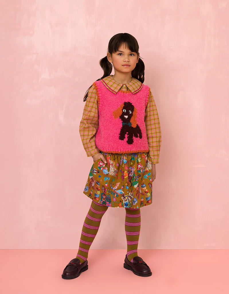 OILILY Autumn 2025 KRUL PUPPY KNIT SWEATER VEST