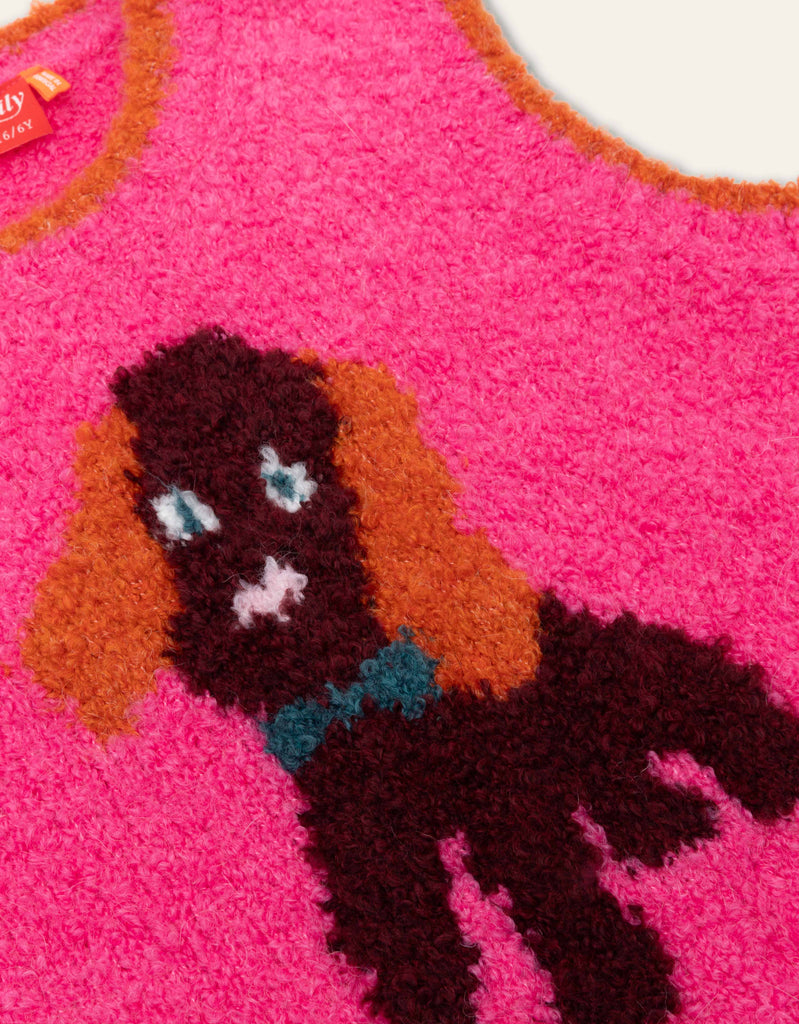OILILY Autumn 2025 KRUL PUPPY KNIT SWEATER VEST
