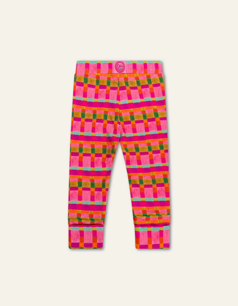 OILILY Autumn 2025 PEEP PLAID LEGGINGS