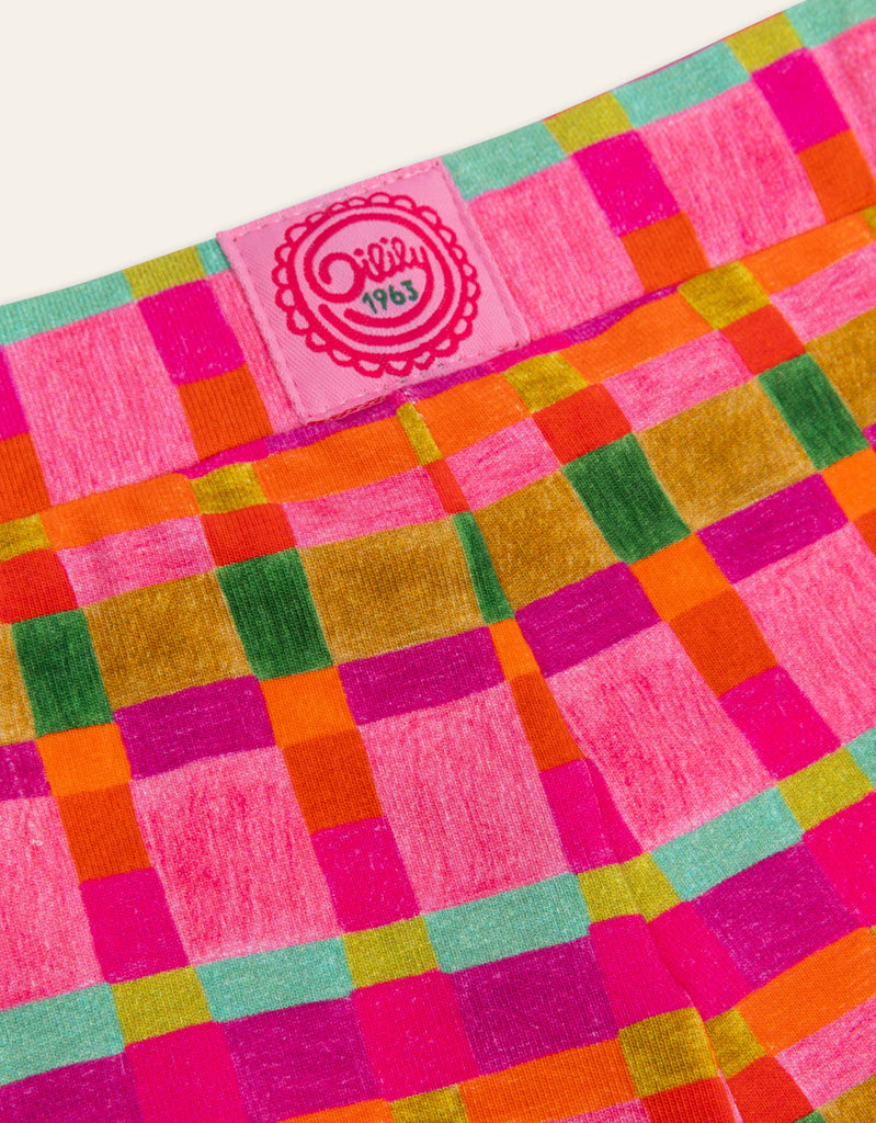 OILILY Autumn 2025 PEEP PLAID LEGGINGS