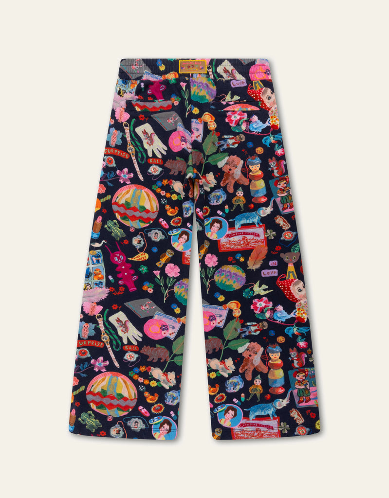 OILILY Autumn 2025 PROM PRINTED WIDE LEG SWEATPANTS