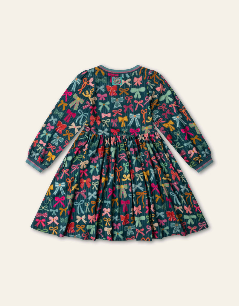 OILILY FW2026 DJEMMA DRESS BOW PRINT