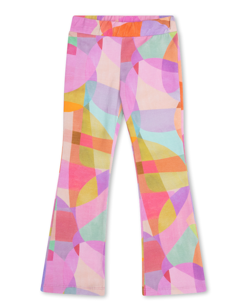 OILILY Spring Summer 2025 PEACE LEGGINGS TROUSERS in ABSTRACT CIRCLES