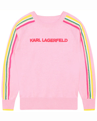 KARL LAGERFELD FW23 Faux Leather Skater Skirt