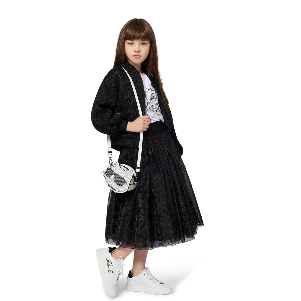 KARL LAGERFELD FW25 GIRLS BOMBER JACKET