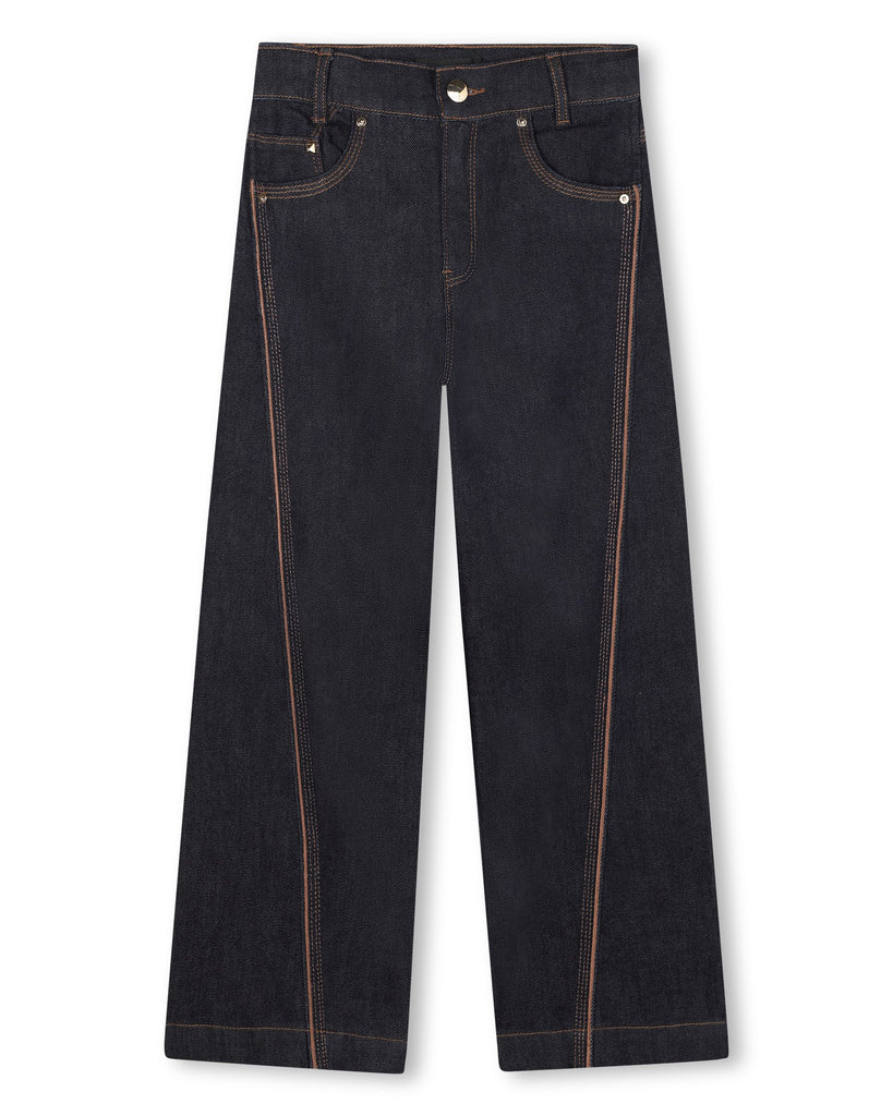 KARL LAGERFELD FW25 DENIM WIDE LEG PANTS