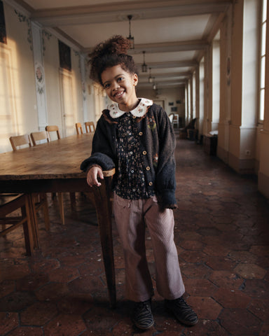 EMILE ET IDA SS25 CREAM TULIP TERRY SHORT JUMPSUIT